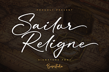 Sailor Religne Signature Font