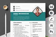 Designer Resume & Portfolio Combo, a Resume Template by ResumeInventor (Thumbnail 1 of 7)