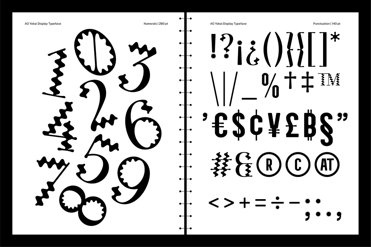 AO Yokai - Decorative Typeface, a Serif Font by OwunStudio (Photo 2 of 14)
