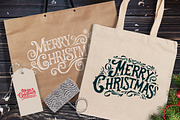 Merry Christmas watercolor set, a Poster Template by Anna's Lettering (Thumbnail 9 of 18)