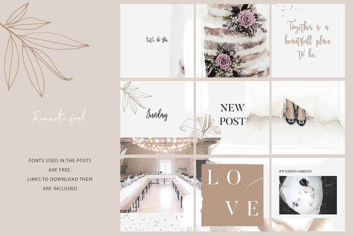 Instagram Puzzle Posts - 3 Themes, a Social Media Template by Youandigraphics (Photo 6 of 16)