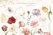 Watercolor Garden Flowers, a Decorative Illustration by Lisima (Thumbnail 14 of 25)