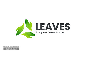 Leaves Gradient Colorful Logo, a Branding & Logo Template by ivan_artnivora