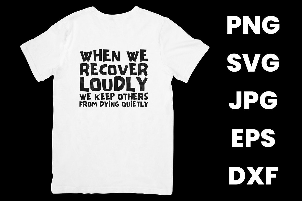 When We Recover Loudly Funny SVG, a Graphic by KA7-Designs (Photo 2 of 3)