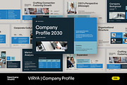 VIRYA | Marketing Agency Profile GSL, a Presentation Template by Neermana (Thumbnail 1 of 4)