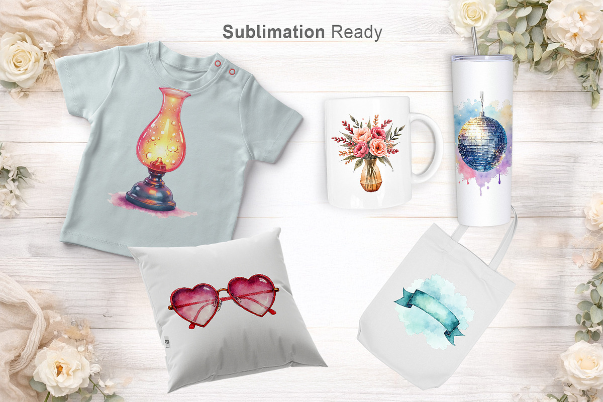 70s Retro Sublimation PNG, an Illustration by Artnoy (Photo 6 of 8)