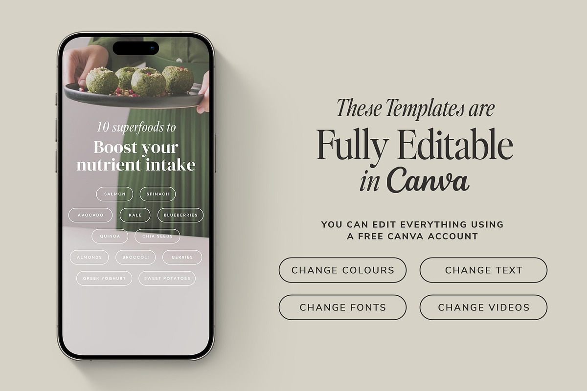 Nutrition Coach Instagram Reels, a Social Media Template by Studio Loire (Photo 6 of 8)