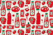 Tomato Ketchup, a Food Illustration by Twisted Tail (Thumbnail 3 of 5)