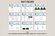 Streetwear Hoodie Tech Pack Template, a Presentation Template by std.badboy (Thumbnail 2 of 3)