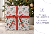 Christmas Gift Wrapping Paper Mockup, a Packaging Mockup by Mie Mockup Studio (Thumbnail 5 of 7)