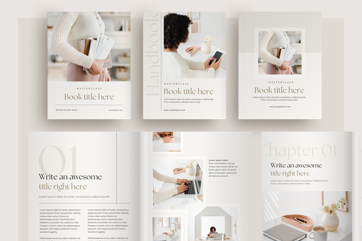 Minimalist Ebook Canva Template, a Marketing Template by Modo Design Studio (Photo 3 of 10)