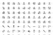 400 Professionals & Tools Line Icons, an Outline Icon by IconBunny (Thumbnail 2 of 6)