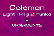 Coleman Font Family, a Font by Typekirk (Thumbnail 1 of 6)