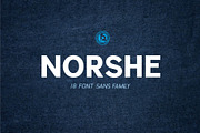 NORSHE - Sans Family, a Sans Serif Font by Olexstudio (Thumbnail 1 of 7)