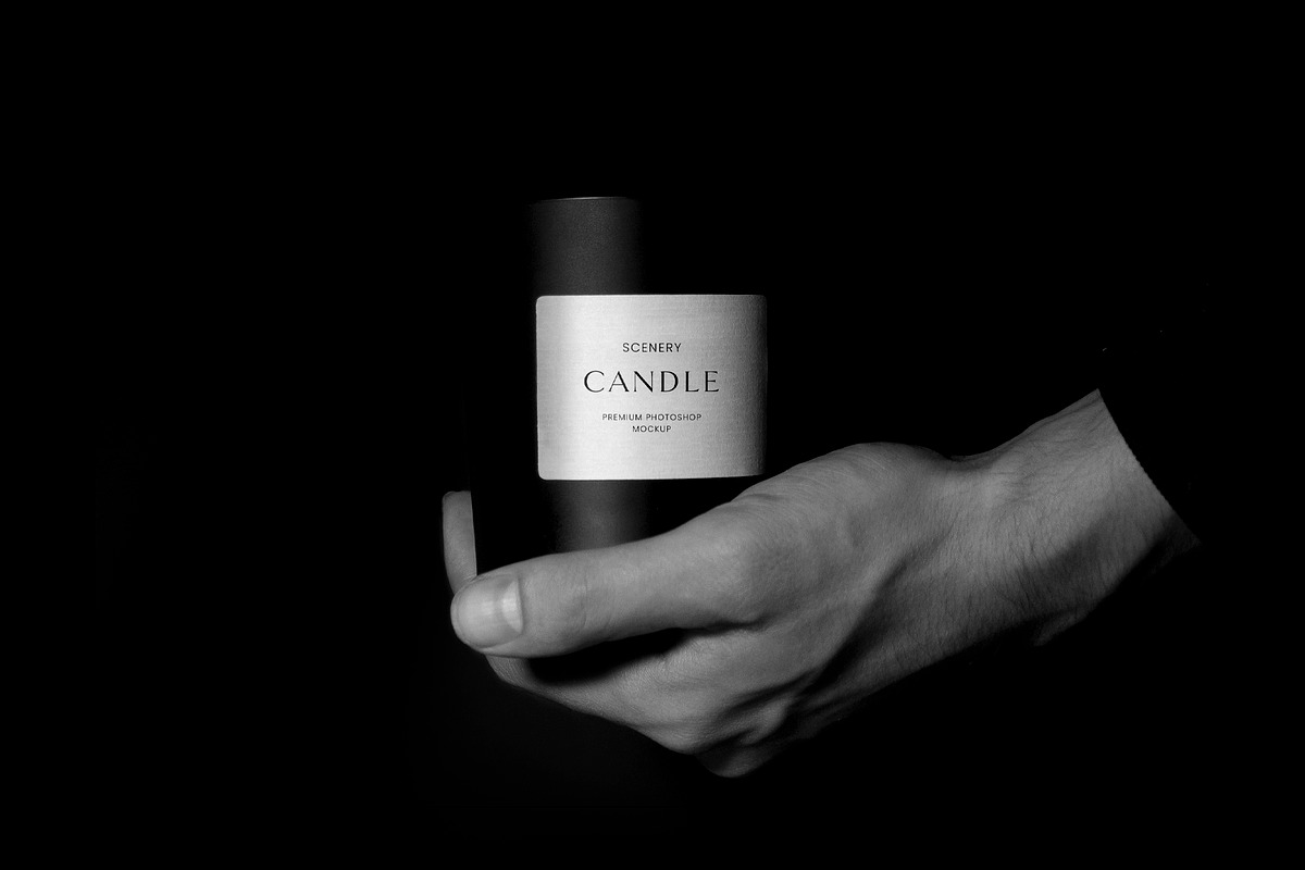 Scenery Candle - 3 Mockups, a Packaging Mockup by Studio Lanterne (Photo 2 of 4)