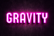 Pink Neon Light Text Effect, a Layer Style Add-On by dokudokunomi (Thumbnail 2 of 4)