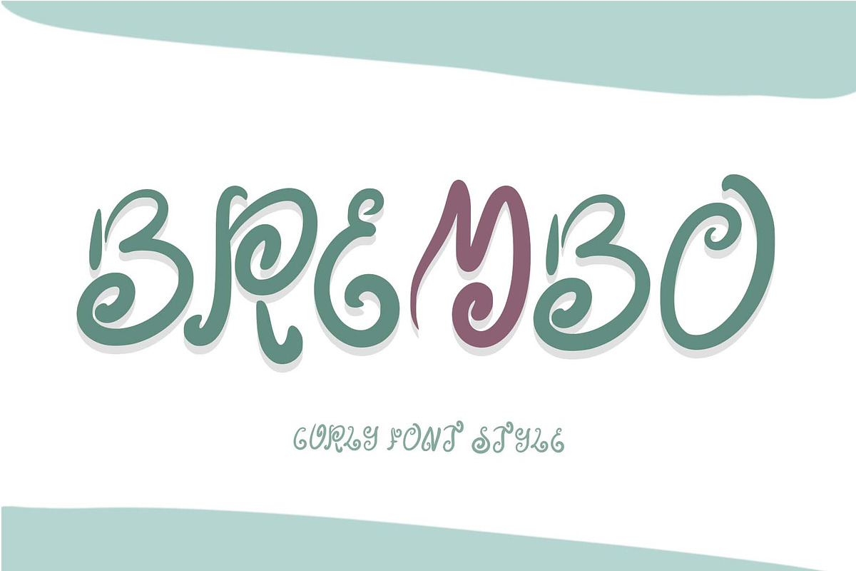 Brembo, a Handwritten Font by Yoga Letter (Photo 1 of 6)
