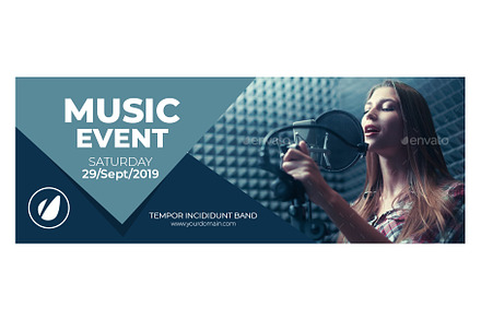 Music Event Animated Facebook Cover, a Templates & Theme by Nisha Droch
