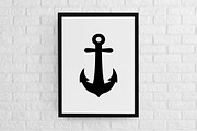 Anchor Silhouette SVG, an Object Illustration by newminddesign (Thumbnail 2 of 3)