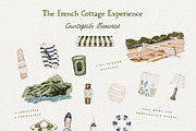 Handdrawn French Cottage Watercolor, an Object Graphic by Laras Wonderland (Thumbnail 5 of 12)