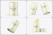 Paper Tube Mockups, a Packaging Mockup by Mockups Girl (Thumbnail 1 of 5)