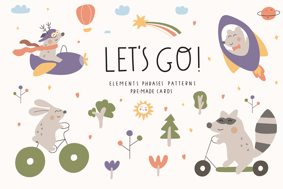 Let's go!, an Animal Illustration by cutelevindesign (Photo 1 of 9)