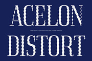 Acelon Distort, a Serif Font by Craft Supply Co. (Thumbnail 1 of 8)
