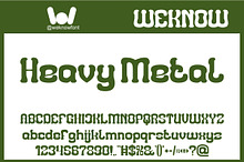 Heavy Metal font