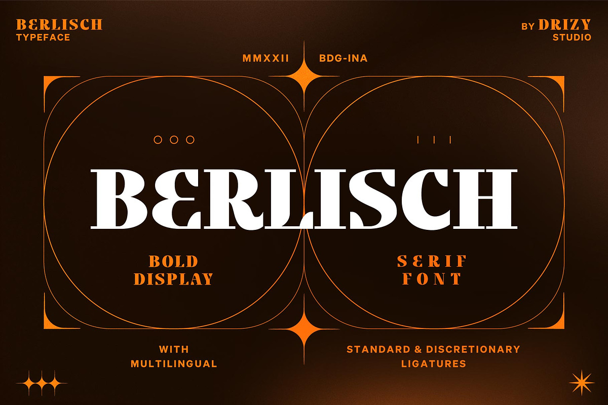 Berlisch, a Serif Font by Drizy (Photo 1 of 9)