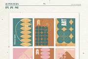 Abstract Geometric Posters, a Background Graphic by Collection by VY (Thumbnail 11 of 15)