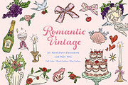 Romantic&Vintage illustrations, a Decorative Illustration by boniroom (Thumbnail 1 of 10)