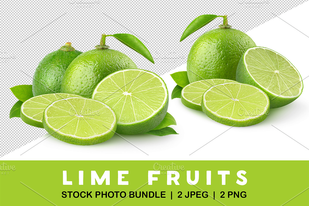 Fresh cut limes