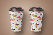 Cartoon Coffee Patterns, a Pattern Graphic by Barsuk's Shop (Thumbnail 2 of 2)