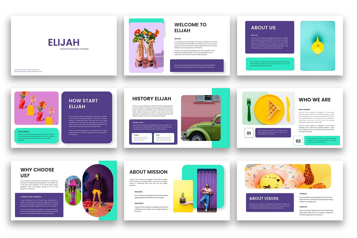 Elijah – Business Google Slide, a Presentation Template by kreatifreya (Photo 2 of 5)