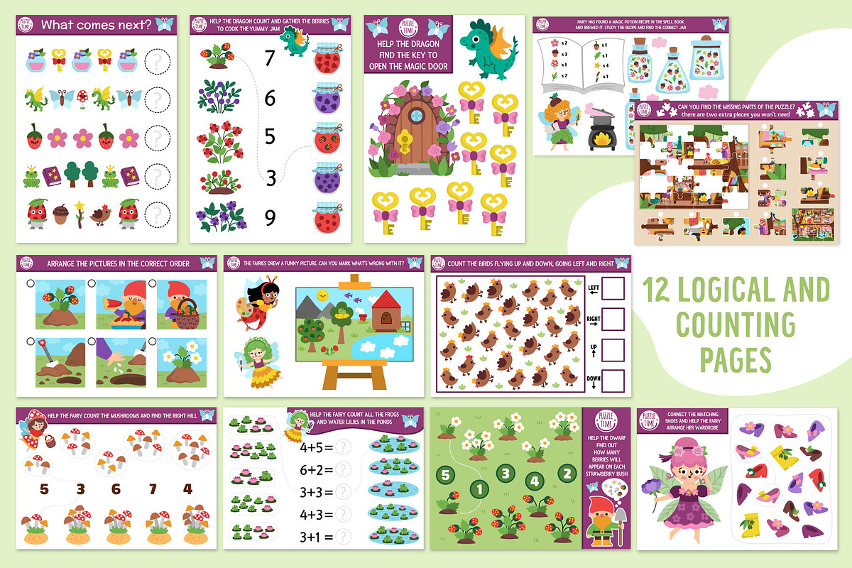 Woodland Fairy games for kids, an Education Illustration by Lexi Claus (Photo 7 of 14)
