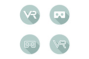 Modern VR Logo in the Circle, a Duotone Icon by FineArtStudio (Thumbnail 1 of 3)
