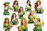 St.Patrick’s Day Clipart, a Person Illustration by GlamArtZhanna (Thumbnail 4 of 4)