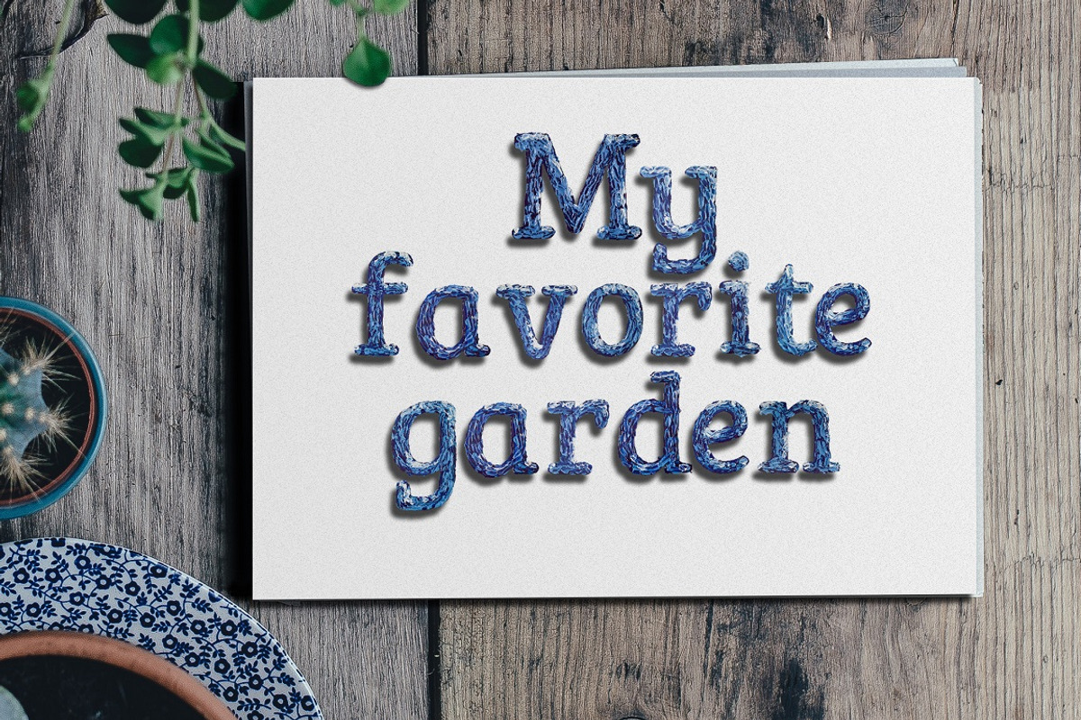 True Oil OpenType-SVG Font preview 3