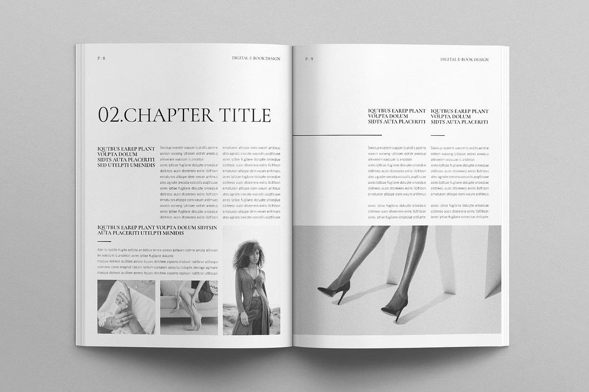 Digital Ebook Template, a Brochure Template by E-Type (Photo 4 of 7)