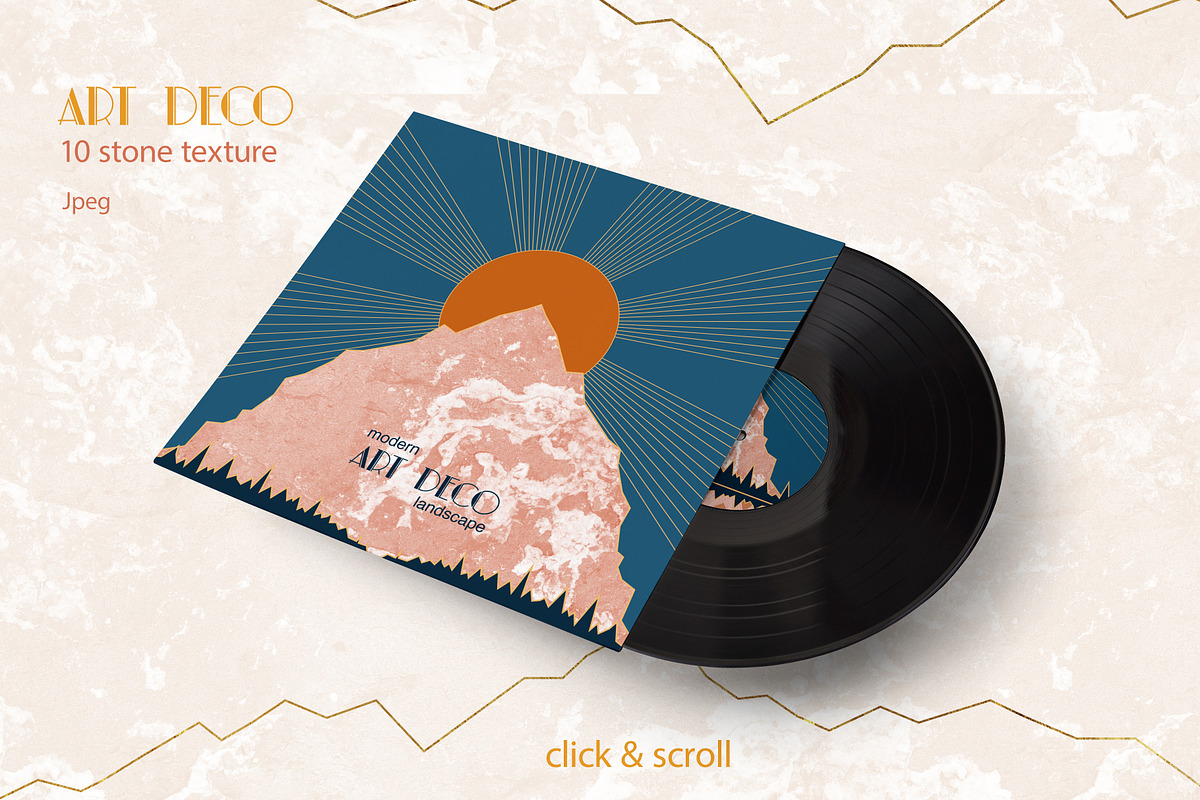 Art Deco Landscape Creator Kit, an Object Graphic by Polli Deeva, image size:1200x800
