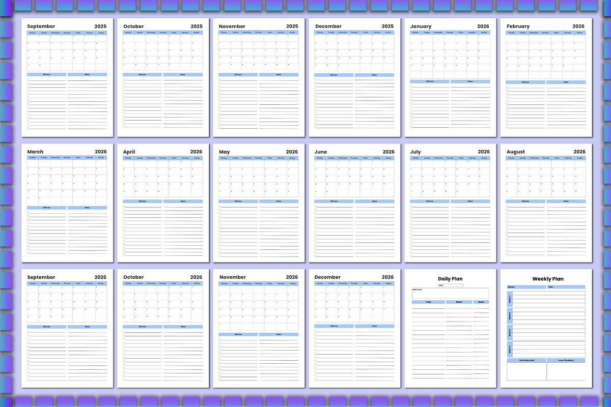 2025-2026 Craft Business Planner KDP, a Stationery Template by Shumaya (Photo 3 of 7)