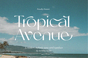 Tropical Avenue, a Sans Serif Font by zeenesia (Thumbnail 16 of 18)