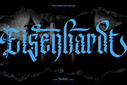 Eisenhardt - Gothic Blackletter Font, a Blackletter Font by Inviline.co (Thumbnail 10 of 15)