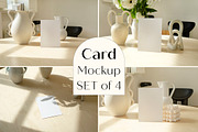 5X7 Card Mockup SET, a Print Template by LOPEstudio (Thumbnail 1 of 8)