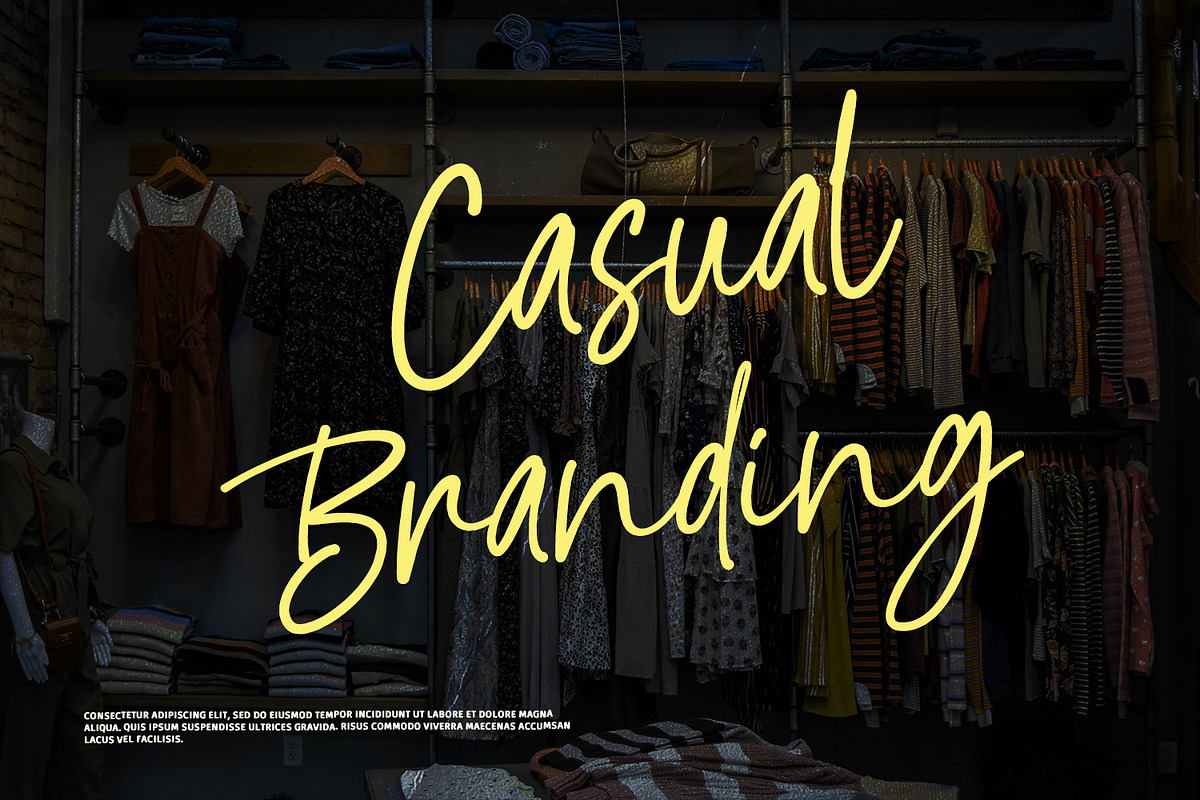 Opily Ruhofa Casual Signature Font, a Script Font by Maulana Creative (Photo 4 of 7)