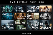 Raw Paint SVG Font Duo, a Handwritten Font by Tanondesign (Thumbnail 2 of 12)