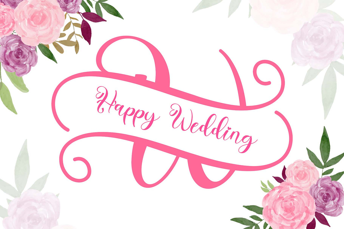 Beautiful Sweet Monogram, a Handwritten Font by Yoga Letter (Photo 2 of 7)