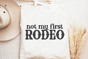 Rodeo Girls Modern Western Font