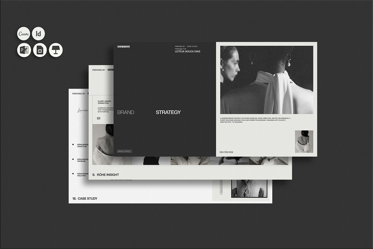 Róhe | Brand Strategy Template, a Presentation Template by Graphpexel (Photo 1 of 9)