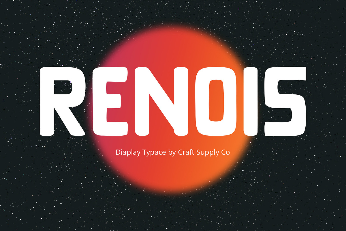 Renois – Display Sans Serif, a Sans Serif Font by Craft Supply Co. (Photo 1 of 8)